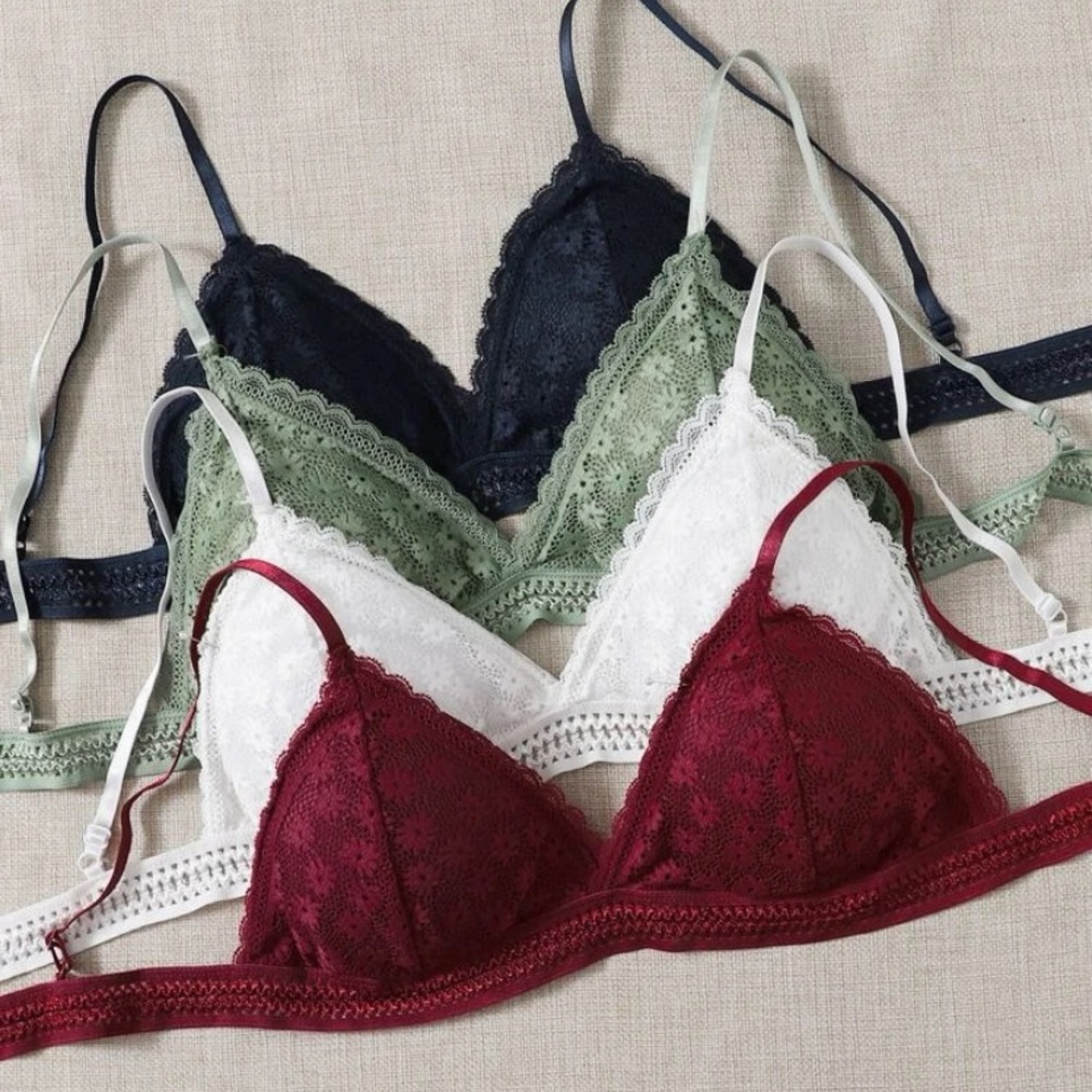 4 set triangle bra
